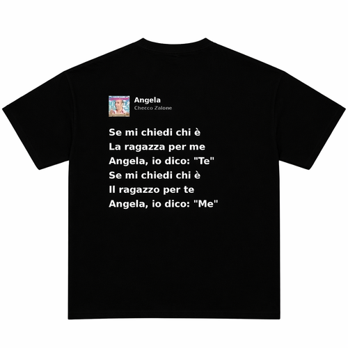 T-Shirt "ANGELA" di Checco Zalone