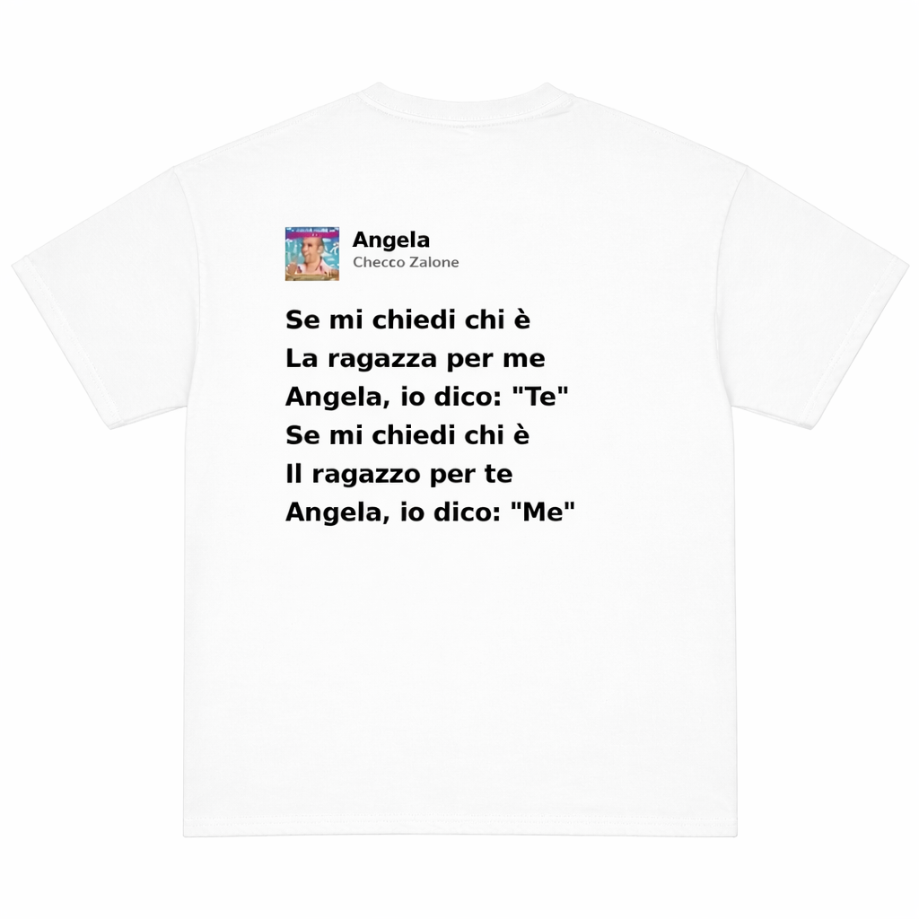 T-Shirt "ANGELA" di Checco Zalone
