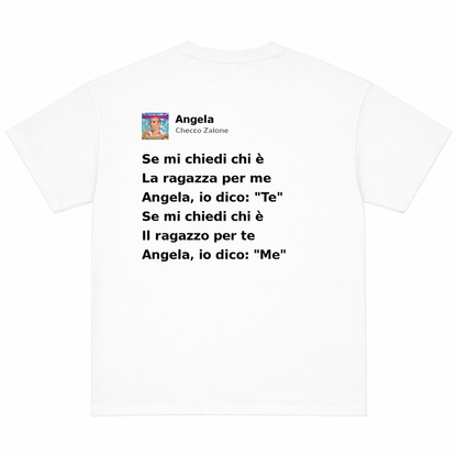 T-Shirt "ANGELA" di Checco Zalone